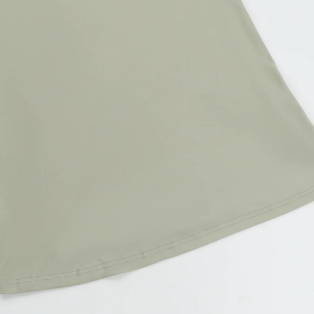 Elegant Off-Shoulder Sage Green Dress - Picture 8 of 8